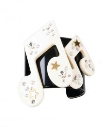 Dolce & Gabbana Black Stelle Music Crystal Bracelet