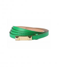Dsquared2 Green Double Wrap Belt