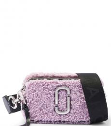 Purple Snapshot Teddy Small Crossbody Bag