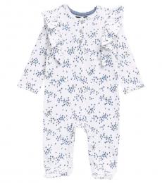 7 For All Mankind Baby Girls Floral Printed Coverall
