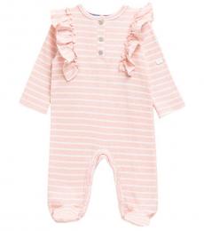7 For All Mankind Baby Girls Shell Printed Coverall