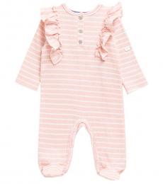 7 For All Mankind Baby Girls Shell Printed Coverall