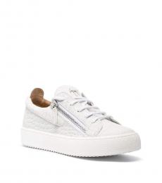 White Gail Low Top Sneakers