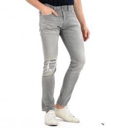 Diesel Grey Stretch Denim Tepphar Jeans