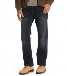 True Religion Navy Blue Ricky Straight Leg Jeans