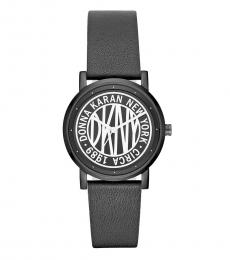Black Soho Logo Watch