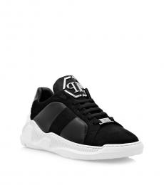 Black Hexagon Sneakers