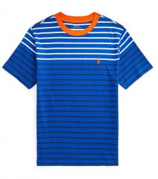 Ralph Lauren Boys Sapphire Star Multi Striped T-shirt