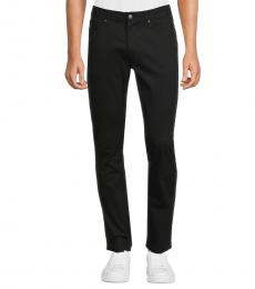 Michael Kors Black Slim Fit Twill Pants