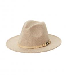 Vince Camuto Beige Fedora Hat