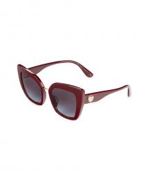 Maroon Butterfly Sunglasses
