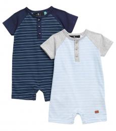 7 For All Mankind 2 Piece Romper Set (Little Boys)