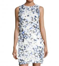 Karl Lagerfeld Multi color Applique Printed Lace Dress