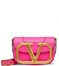 Valentino Garavani Fuchsia Supervee Small Crossbody