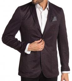 Vince Camuto Black Two Button Notch Lapel Jacket