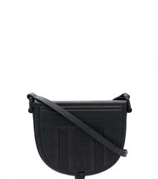 Saint Laurent Black Embossed Small Crossbody