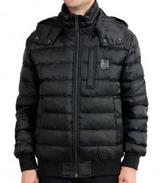Black Full Zip Hooded Jacket
