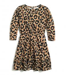 J.Crew Little Girls Leopard Print Knit Dress