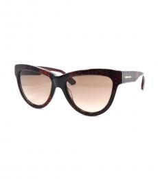 McQ Alexander McQueen Black Cat Eye Sunglasses