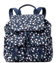Navy Blue Carley Medium Backpack