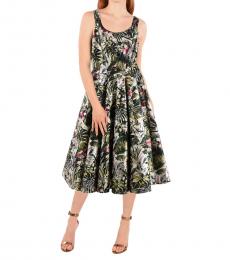 Philipp Plein Multi Color Floral Print Dress