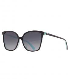 Kate Spade Black Grey Gradient Butterfly Sunglasses