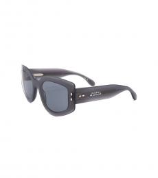 Isabel Marant Grey Rectangular Sunglasses