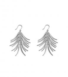 Lucky Brand Silver Linear Petal Earring