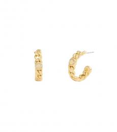 Coach Golden Hoop Earrings