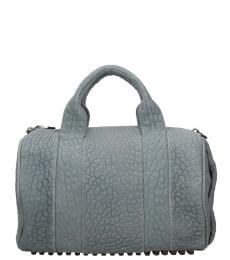 Alexander Wang Gray/Mercury Solid Medium Satchel