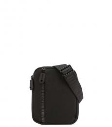 Black Solid Mini Crossbody Bag