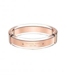 Michael Kors Rose Gold Delicate Hinge Bracelet