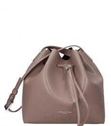 Lancaster Paris Turtledove Solid Medium Bucket Bag