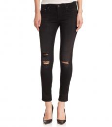 AG Adriano Goldschmied Three Years Distressed Ankle Jeans
