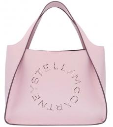 Stella McCartney Light Purple Logo Large Tote
