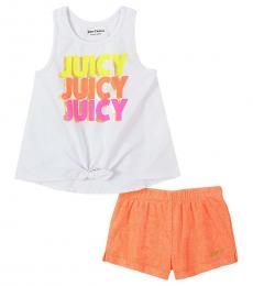 Juicy Couture 2 Piece Top/Shorts Set (Little Girls)