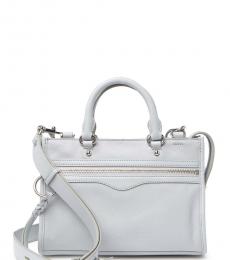 Rebecca Minkoff Ice Grey Bedford Small Satchel