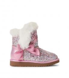 Juicy Couture Little Girls Blush Windsor Glitter Boots