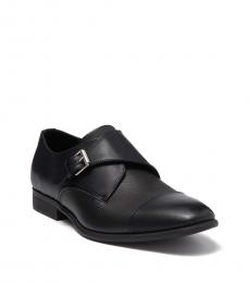 Calvin Klein Black Lane City Monk Dress Shoes