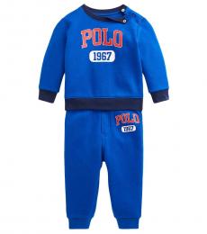 Ralph Lauren 2 Piece Sweatshirt/Pant Set (Baby Boys)