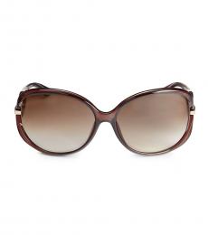 Christian Dior Light Brown Square Sunglasses