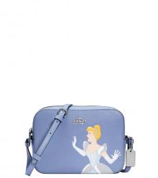 Blue Cinderella Mini Crossbody Bag
