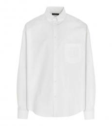 Balenciaga White Back Logo Shirt
