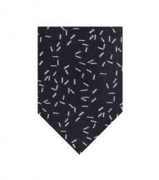 Black Scattered Dashes Tie