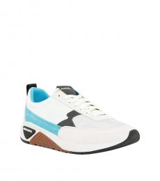 Diesel Multicolor Leather Fabric Sneakers