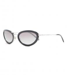 Miu Miu Black Irregular Sunglasses