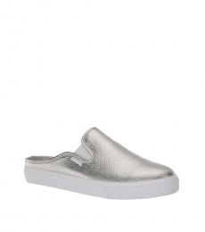 Silver Lena Slip On Sneakers