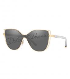 Dolce & Gabbana Dark Grey Butterfly Sunglasses