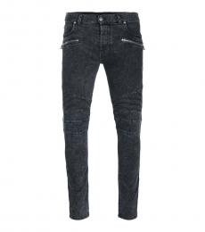 Balmain Dark Grey Slim Fit Jeans