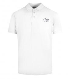 Cavalli Class White Regular Fit Polo